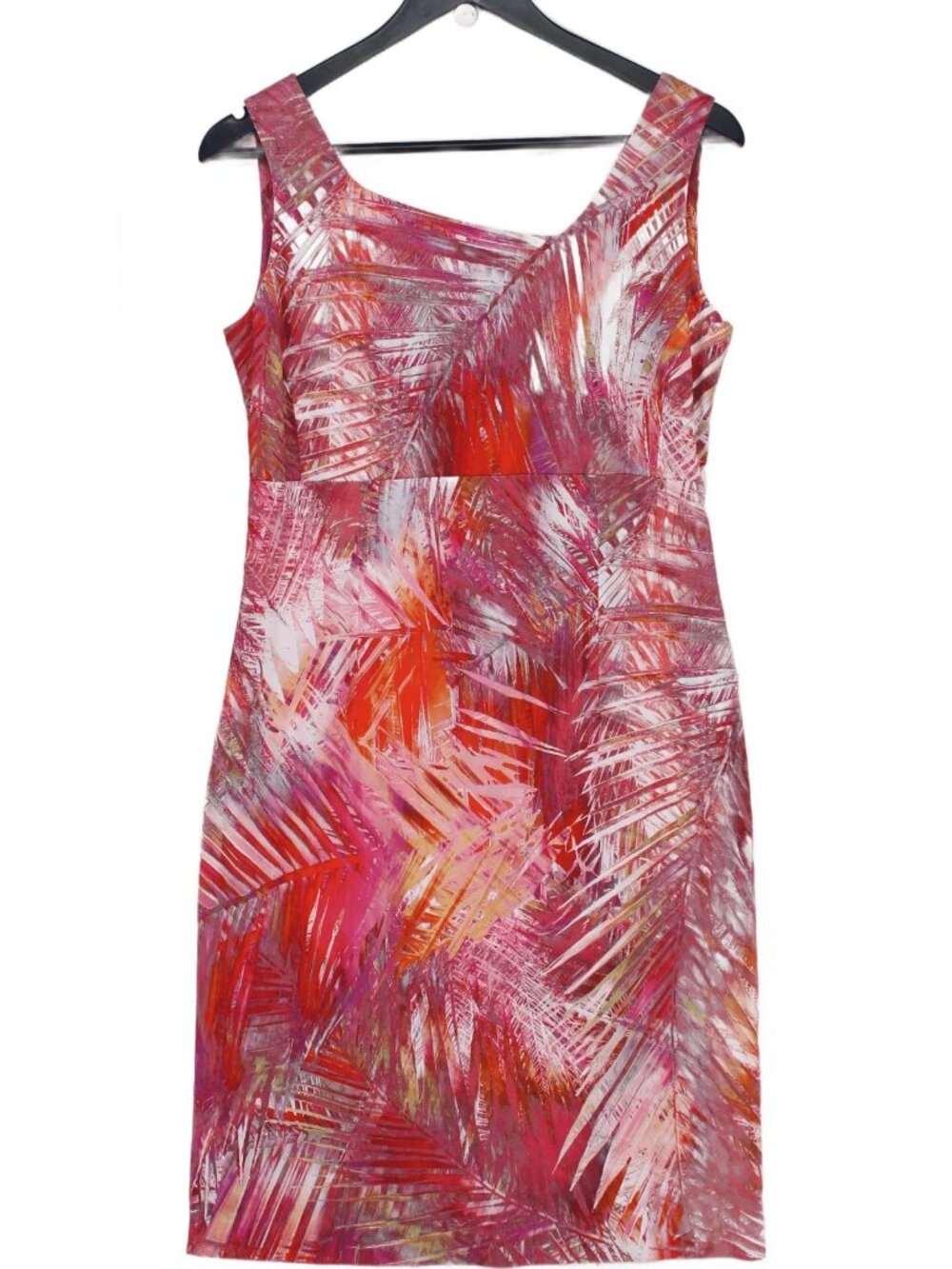 A mid-length fitted dress
